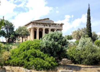 Храм гефеста - один из самых величественных памятников древней греции